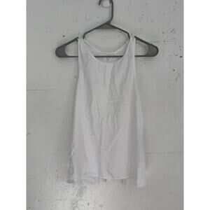 Lululemon Tank Top Womens Small White Racerback Lightweight Athletic Gym Yoga